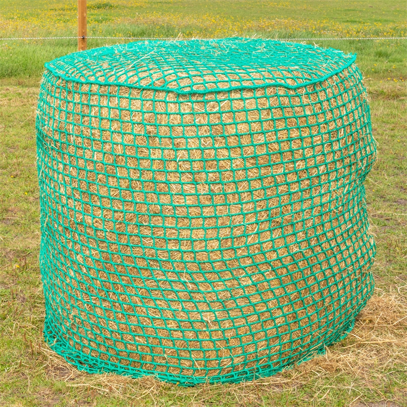 Heunetz für Rundballen 4,5 cm  Futtersparnetz Heuraufennetz Maße 1,4x1,4x1,6m 