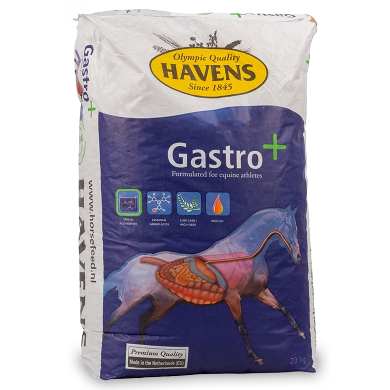 Großansicht der Bildergalerie HAVENS Gastro+ 40x20kg, Pellets mit Natriumbicarbonat für Pferde
