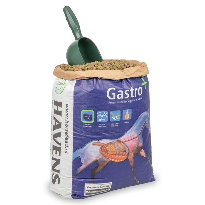 Großansicht der Bildergalerie HAVENS Gastro+ 40x20kg, Pellets mit Natriumbicarbonat für Pferde