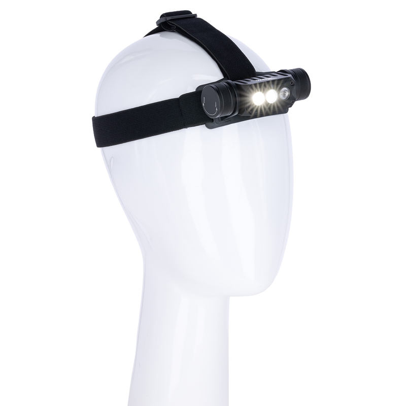 Großansicht der Bildergalerie LED-Kopflampe HeadFire 1000, Stirnlampe, 1000lm, USB-C, Rot Grün Blau, IP44