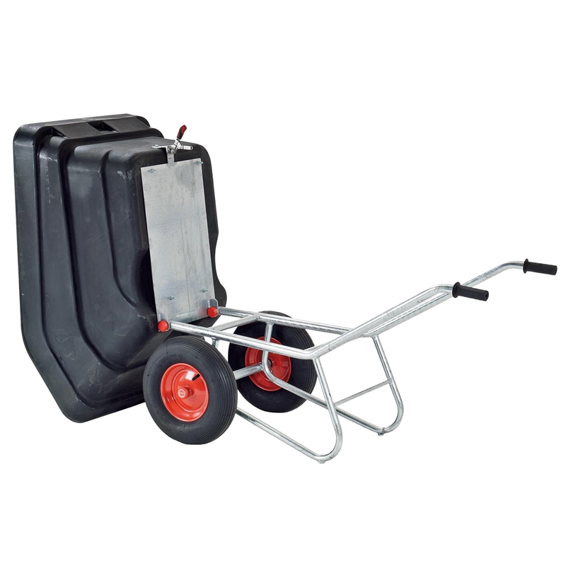 Großansicht der Bildergalerie GROWI® Compactkarre kippbar - 300 Liter, PE-Mulde, Transportkarre