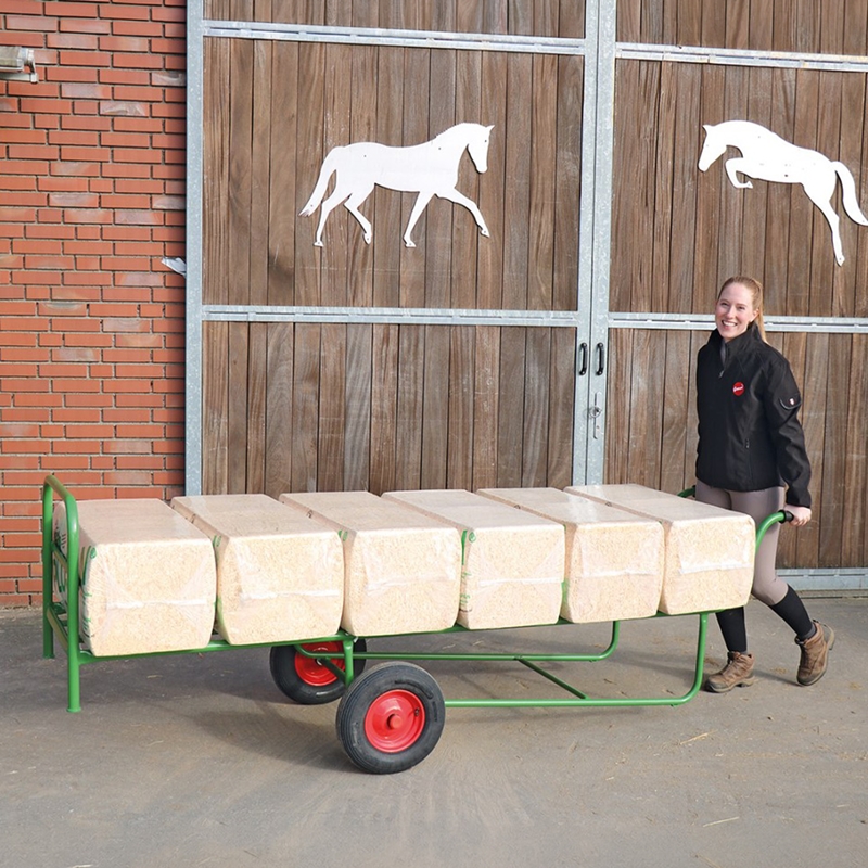 Großansicht der Bildergalerie GROWI® Ballenkarre 240cm lange Ausführung, Transportkarre