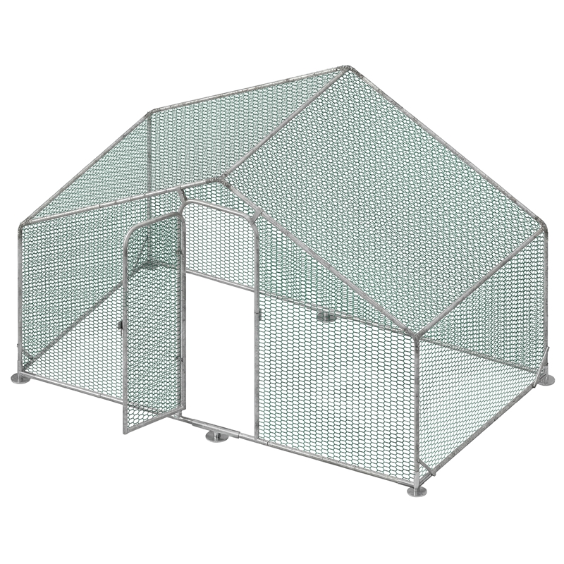 Großansicht der Bildergalerie VOSS.farming Hühner Freilaufgehege 170x300x195cm, Hühnerstall, Voliere