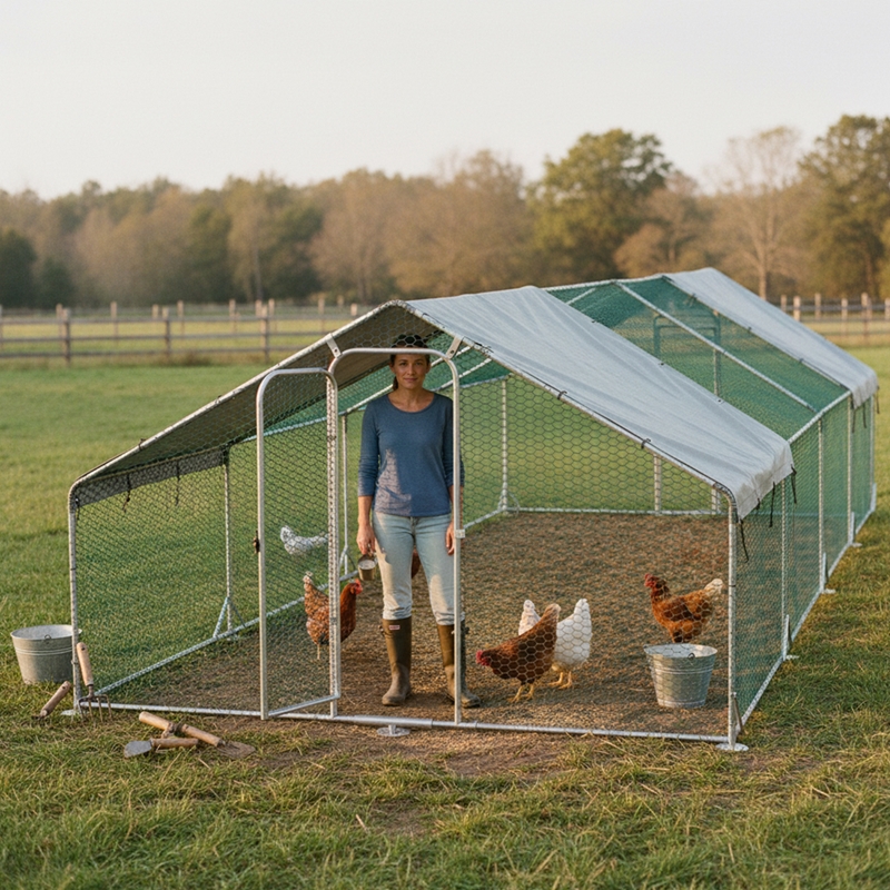 Großansicht der Bildergalerie VOSS.farming Erweiterungs Set 170cm, für Geflügel Freilaufgehege
