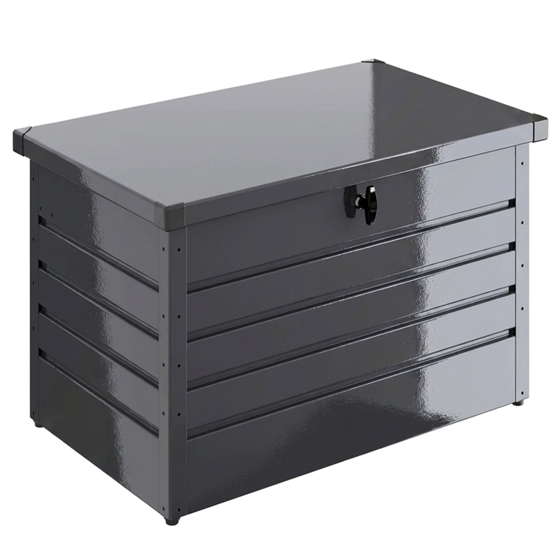 Großansicht der Bildergalerie VOSS.garden Gartenbox für Kissen und Gartenstüle, 120x61x63 cm, grau
