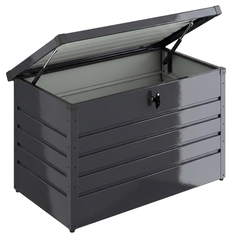 Großansicht der Bildergalerie VOSS.garden Gartenbox für Kissen und Gartenstüle, 120x61x63 cm, grau