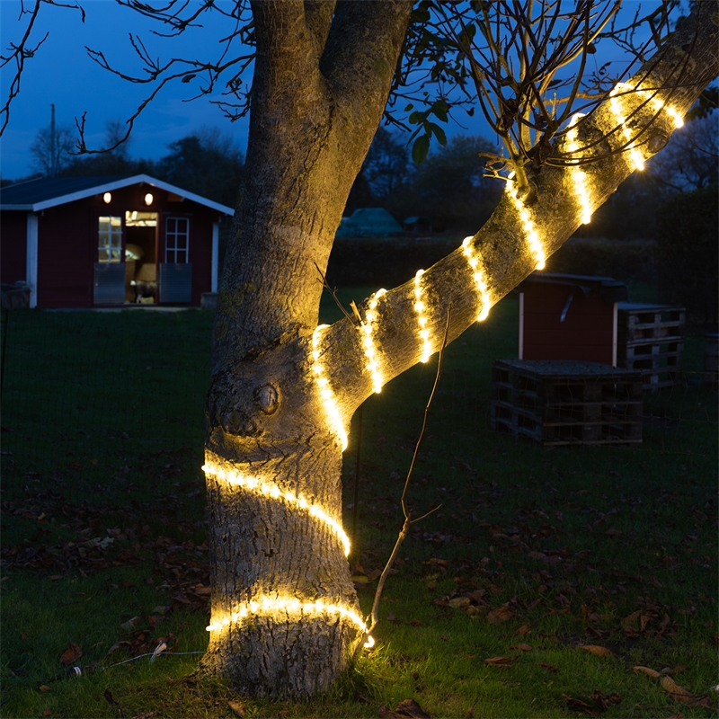 LED Lichterschlauch Beleuchtung Außen Garten Terrasse Weg