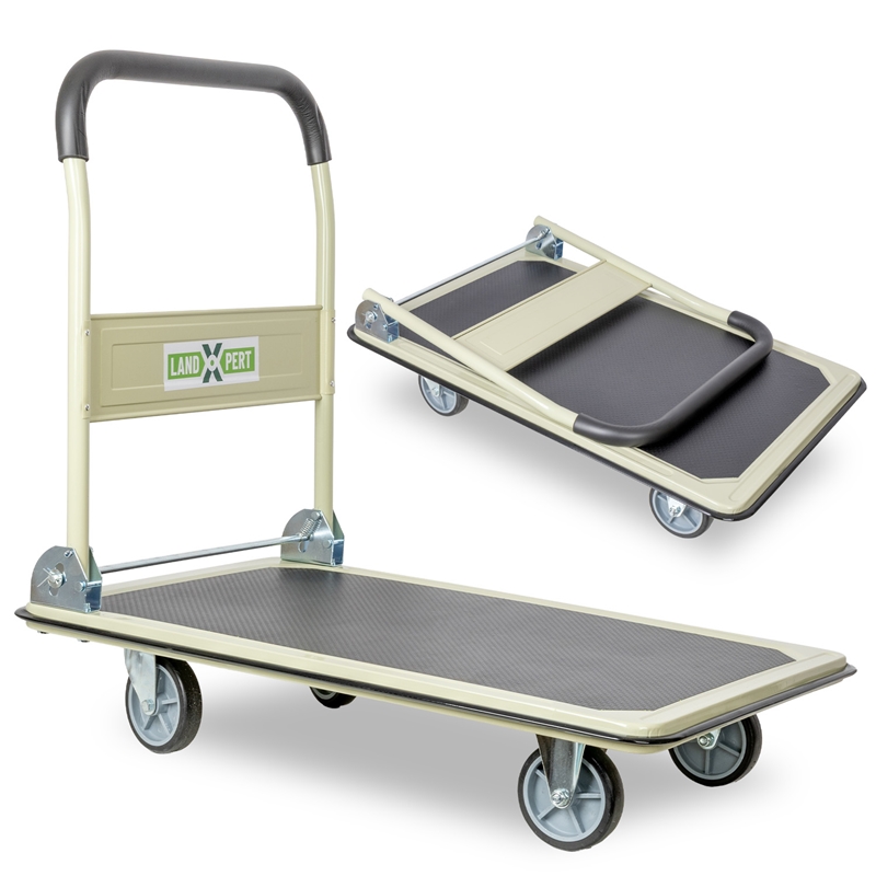 Großansicht der Bildergalerie LandXpert Transportwagen klappbar 300kg, Plattformwagen, Transporthilfe