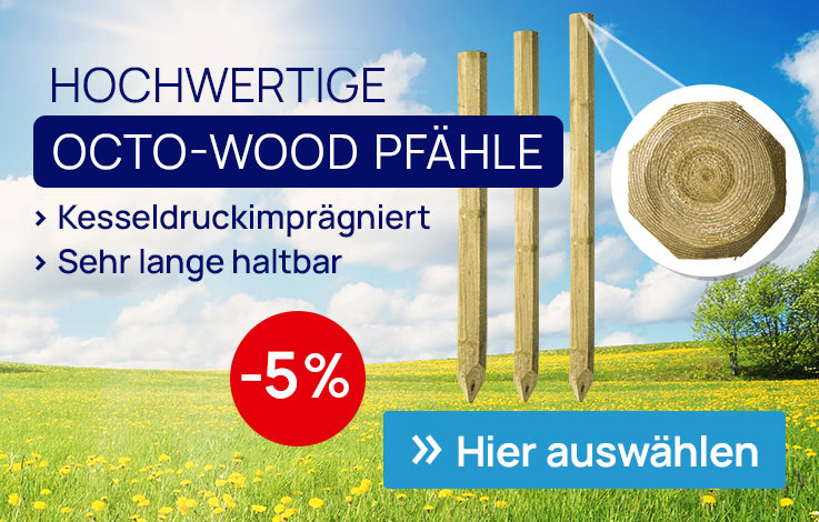 Holzpfähle Octo-Wood