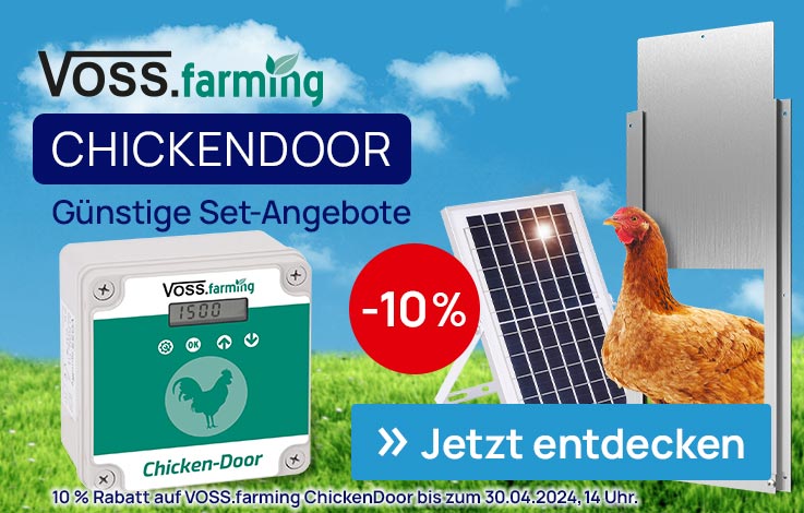 Chicken Door Hühnerklappe und Sets - 10%